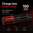 Amumu Wireless Meat Thermometer with Bluetooth App for Smart BBQ Cooking